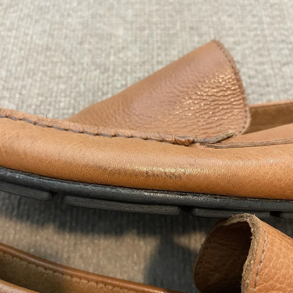 Giorgio Brutini Shoes Mens Size 11 Brown Leather Slip Casual Loafers G-JANEIRO